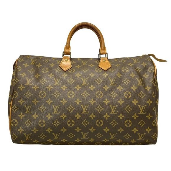 LOUIS VUITTON Speedy 40 Monogram - Handbag Monogram Canvas 728-081925 - Picture 1 of 14